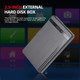 USB 3.0 SATA External Hard Drive Case 2.5 Inch Enclosure Caddy HDD SSD Black
